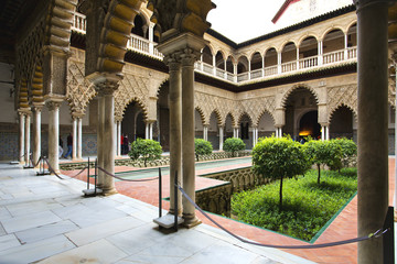 Fototapeta na wymiar Real Alcazar in Seville, Andalusia