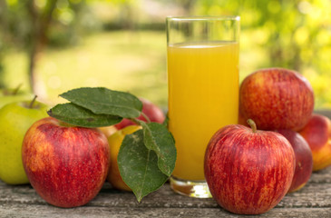 fruits and juice