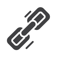 Fototapeta premium Link icon vector