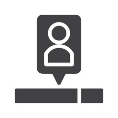 Search engine icon vector