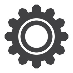 Settings icon vector