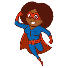 Super hero woman Cartoon character