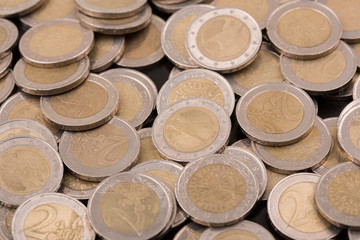 euro coins