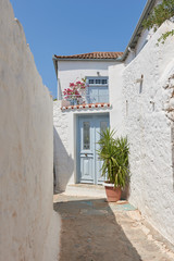Romantic streets of Hydra island