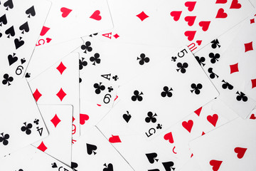 Background of Playing cards.
