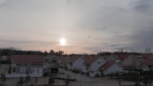 Kerava, Finland in spring timelapse video