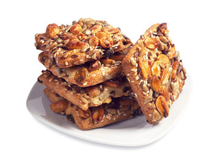 Cookies with seeds and nuts