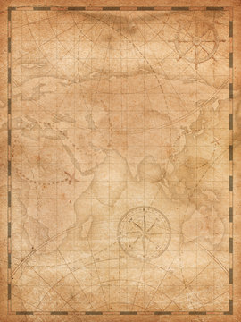 Fototapeta piraci skarb mapa pionowe tła ilustracji