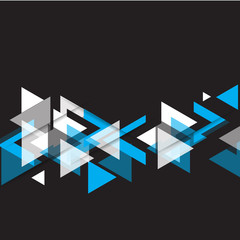  Abstract geometric vector background with triangles.