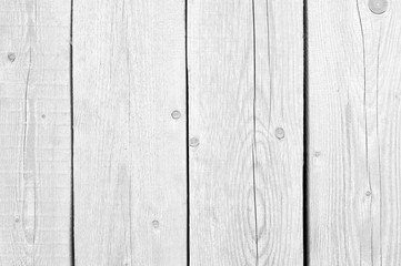 White old wood or wooden vintage plank floor or wall surface background decorative pattern. A minimal tabletop cover, simple material for retro or creative designs in constructions or furniture decor