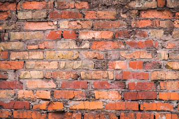 Old brick wall texture background