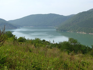 Obraz premium Abrau Lake. Abrau-Durso. Russia.