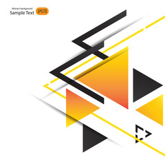  Abstract geometric vector background with triangles.