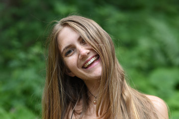 Fototapeta premium ragazza ridere sorriso sorridere denti occhi bellezza