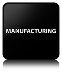 Manufacturing black square button