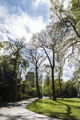 Obraz premium Public park in Dusseldorf, Germany