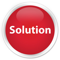 Solution premium red round button
