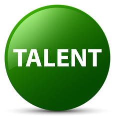 Talent green round button