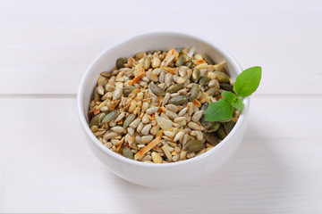 Seed mix for salads or soups