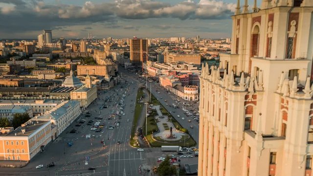 2 Aerial View Of Komsomolskaya Square