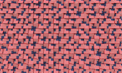 3d geometric usa background © tiero