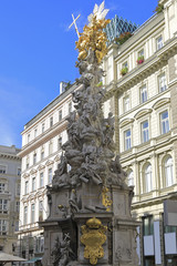 Fototapeta na wymiar Wien, Dreifaltigkeitssäule