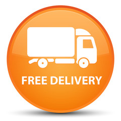 Free delivery special orange round button