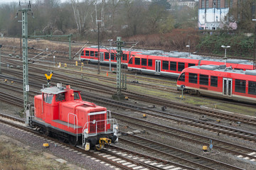 Rangierlok am Güterbahnhof