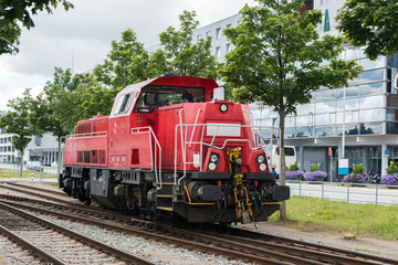 Rangierlok im kieler Hafen