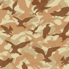 Camouflage Adler dersert