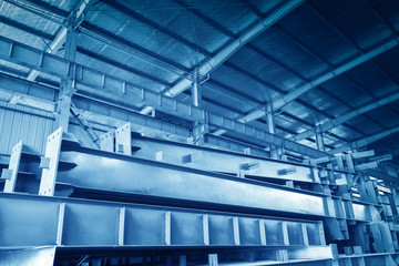 Large steel processing plant