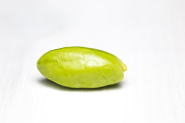 Pistachios of Bronte isolated on white background