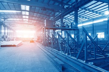 Large steel processing plant