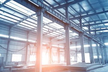 Steel production at the metallurgical plant