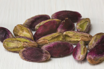 Green fresh pistachio of Bronte