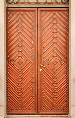 The door of the old house