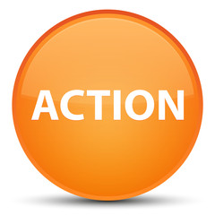 Action special orange round button