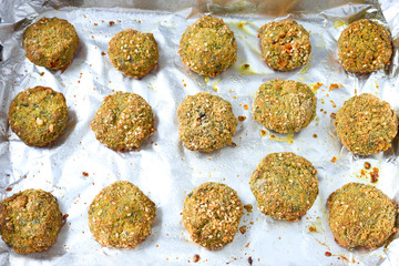 Grünkohl- Bratlinge im Ofen