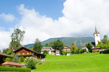 Fototapeta na wymiar Grindelwald landscape, Switzerland