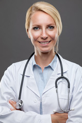 Portrait of a young female doctor