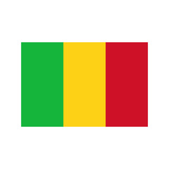 Mali flag illustration