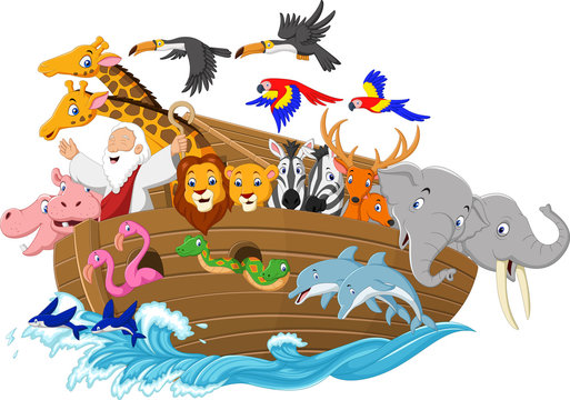 Cartoon Noah's ark