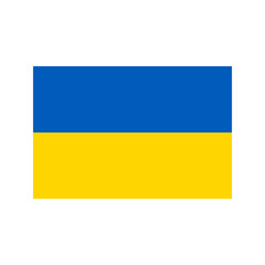 Ukraine flag illustration
