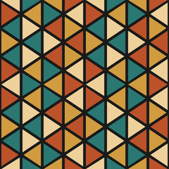 Seamless pattern with geometric designs