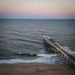 Aerial of Belmar Sunset