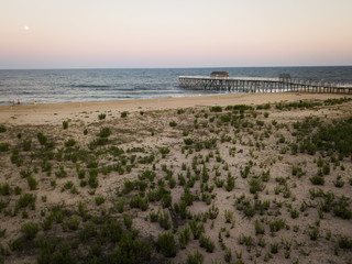 Aerial of Belmar Sunset