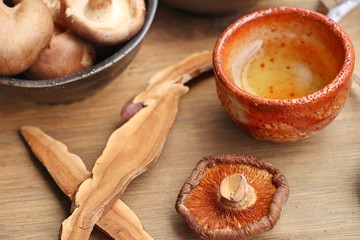 Ganoderma lucidum hot tea