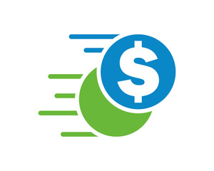 dollar currency money price finance economic icon vector finance 