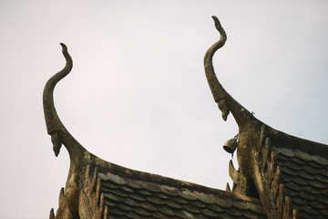 Obraz premium Buddhist temple, traditional architecture