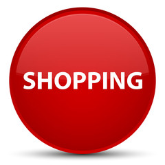 Shopping special red round button